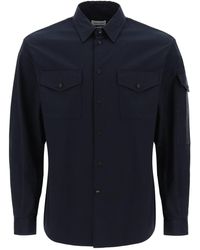 Alexander McQueen - Shirt With Logo Band On The Sleeve - Lyst