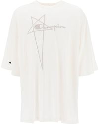 Rick Owens - Tommy T Shirt X Champion - Lyst