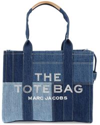 Marc Jacobs - Borsa The Denim Large Tote Bag - Lyst