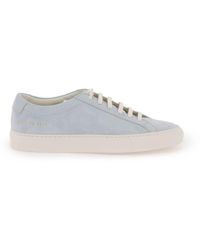 Common Projects - Suede Original Achilles Sneakers - Lyst
