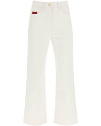 Agnona - Cotton Cashmere Jeans - Lyst