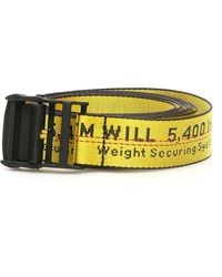 Off-White c/o Virgil Abloh Canvas Candy Stripe Belt in Red - Lyst