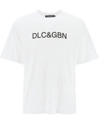 Dolce & Gabbana - Crewneck T-Shirt With Logo - Lyst