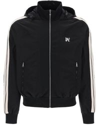 Palm Angels - Hooded Bomber Jacket - Lyst