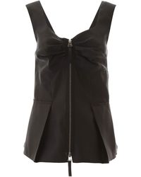 Marni TOP MIKADO CON ZIP - Nero