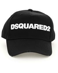 DSquared² Logo Cap - Black