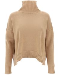 Max Mara - 'gianna' Wool And Cashmere Funnel-neck Sweater - Lyst