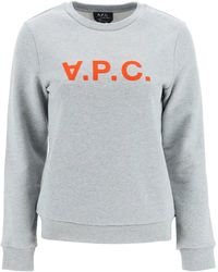 A.P.C. - Sweatshirt Logo - Lyst