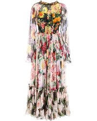 Dolce & Gabbana Floral-printed Dress - Multicolour