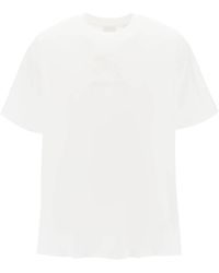 Burberry - Tempah T -Shirt mit gestickten EKD - Lyst