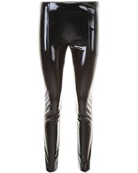 Valentino Vinyl Trousers - Black