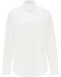 Wardrobe NYC - Maxi Shirt In Cotton Batista - Lyst