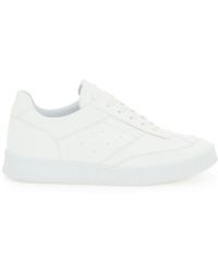 MM6 by Maison Martin Margiela Faux Leather Low-top Trainers - White