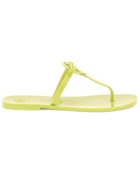 Tory Burch Mini Miller Jelly Thong Sandals - Yellow