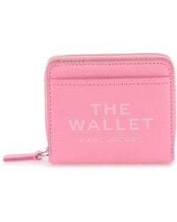 Marc Jacobs - The Leather Mini Compact Wallet - Lyst