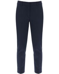Weekend by Maxmara - Stretch Cotton Cigarette Pants - Lyst