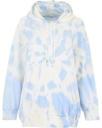 light blue tie dye hoodie