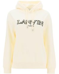 Lanvin - Curb Logo Hoodie - Lyst