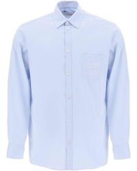 Golden Goose - Alvise Shirt With Embroidered Pocket - Lyst