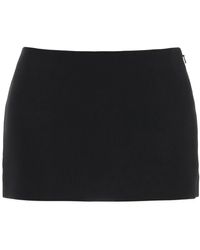 Khaite - Jett Low-rise Mini Skirt - Lyst