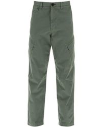 PS by Paul Smith - Stretch Cotton Cargo Pants For /W - Lyst