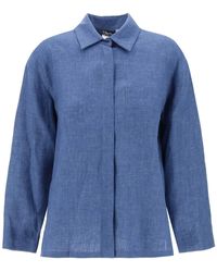 Max Mara - Kasia Linen Shirt - Lyst