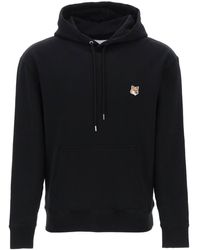 Maison Kitsuné - Fox Head Hooded Sweatshirt - Lyst