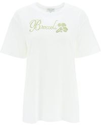 Collina Strada - Organic Cotton T-shirt With Rhinestones - Lyst