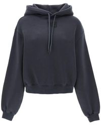 Alexander Wang - Hoodie With Puff Logo - Lyst