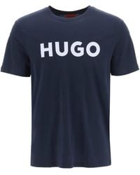 HUGO - T Shirt Logata Dulivio - Lyst
