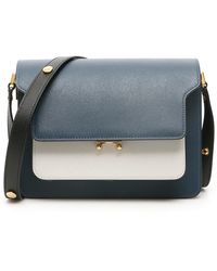 Marni BORSA MULTICOLOR TRUNK - Blu