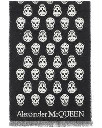 Alexander McQueen SCARF REVERSIBLE - Nero