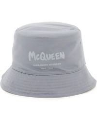 Alexander McQueen - Mcqueen Graffiti Bucket Hat - Lyst