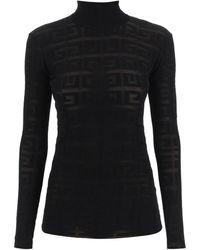 Givenchy - 4G Monogram Jacquard Knit Turtlenck Sweater - Lyst