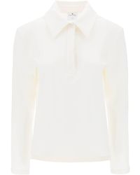 Courreges - Courreges Cotton Piqué Polo Shirt - Lyst