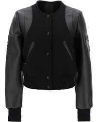 Givenchy - Bomber Cropped - Lyst