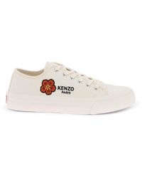 KENZO - Boke Flower Canvas Sneakers - Lyst