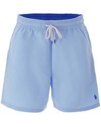 blue ralph lauren swim shorts