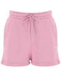 Maison Kitsuné - "baby volx sports shorts con patch design - Lyst