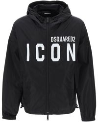DSquared² - Be Icon Windbreaker Jacket - Lyst