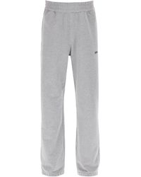 Zegna - Joggers With Rubberized Logo - Lyst