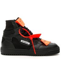 off white shoes high top black