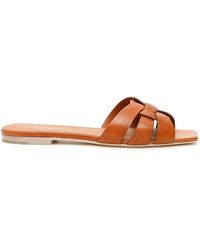 Saint Laurent Flat sandals for Women | Online Sale up to 59% off | Lyst