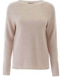 Max Mara Giacomo Cashmere Knit - Natural