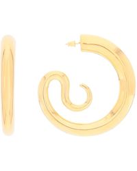 Panconesi - Extra Large Serpent Hoops Gold - Lyst