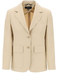 Weekend by Maxmara - Cotton And Linen Dattero Bl - Lyst