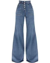 Etro - Jeans With Back Foliage Motif - Lyst