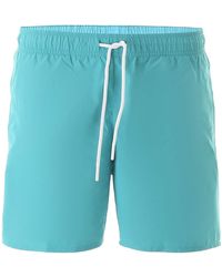 lacoste keith haring swim trunks