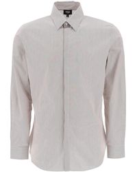 Fendi - Striped Cotton Shirt - Lyst