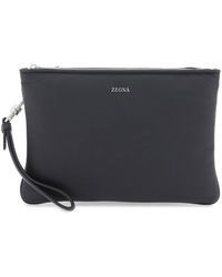 Zegna - Leather Pouch - Lyst